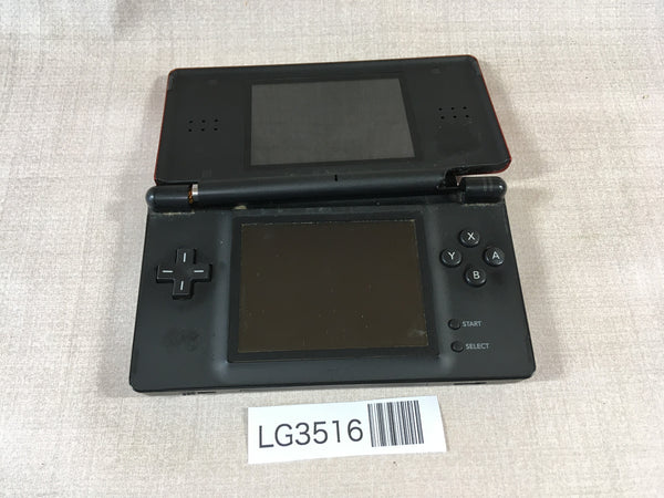 LG3516 Not Working Nintendo DS Lite Crimson Black Console Japan