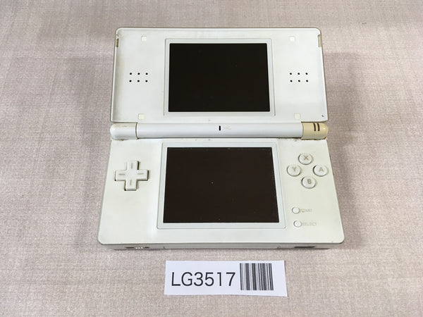 LG3517 Not Working Nintendo DS Lite Crystal White Console Japan