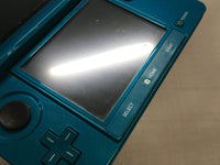 LG3524 Plz Read Item Condi Nintendo 3DS Aqua Blue Console Japan