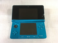 LG3524 Plz Read Item Condi Nintendo 3DS Aqua Blue Console Japan
