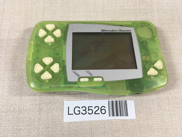 LG3526 Plz Read Item Condi Wonder Swan Sherbet Melon Bandai Console Japan