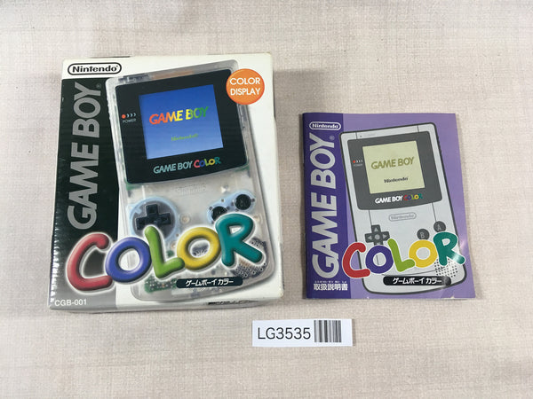 LG3535 GameBoy Color Console Box Only Console Japan