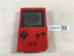LG3537 Plz Read Item Condi GameBoy Pocket Red Game Boy Console Japan