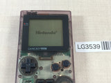 LG3539 Plz Read Item Condi GameBoy Pocket Clear Purple Game Boy Console Japan