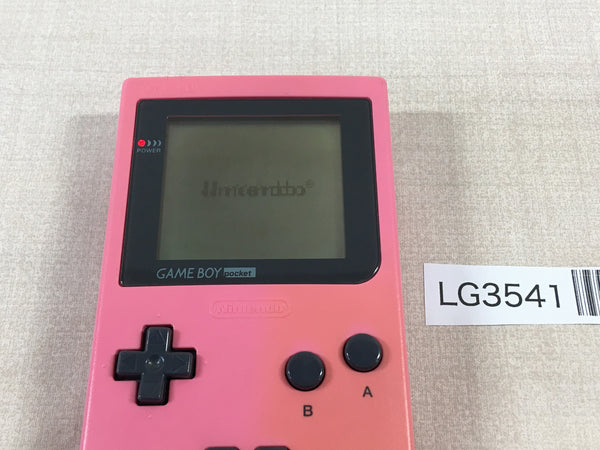 LG3541 Plz Read Item Condi GameBoy Pocket Pink Game Boy Console Japan