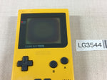 LG3544 Plz Read Item Condi GameBoy Pocket Yellow Game Boy Console Japan