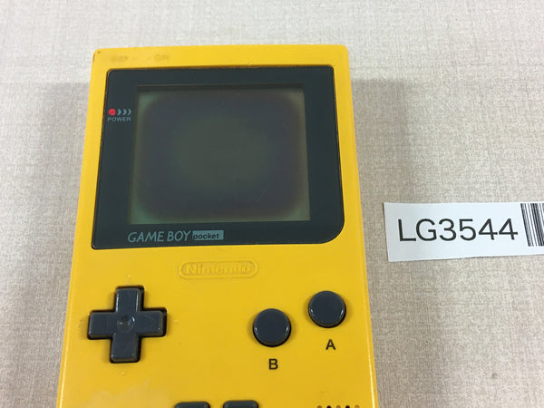 LG3544 Plz Read Item Condi GameBoy Pocket Yellow Game Boy Console Japan
