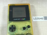 LG3546 Plz Read Item Condi GameBoy Color Clear Game Boy Console Japan