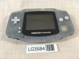 LG3584 Plz Read Item Condi GameBoy Advance Milky Blue Game Boy Console Japan