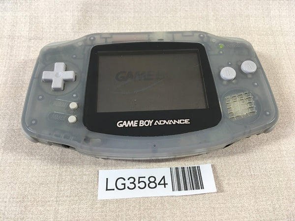 LG3584 Plz Read Item Condi GameBoy Advance Milky Blue Game Boy Console Japan