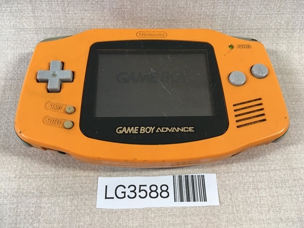 LG3588 Plz Read Item Condi GameBoy Advance Orange Game Boy Console Japan