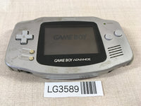 LG3589 Plz Read Item Condi GameBoy Advance Silver Game Boy Console Japan