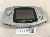 LG3589 Plz Read Item Condi GameBoy Advance Silver Game Boy Console Japan