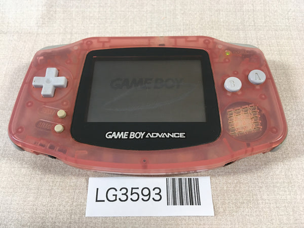 LG3593 Plz Read Item Condi GameBoy Advance Milky Pink Game Boy Console Japan
