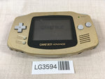 LG3594 Plz Read Item Condi GameBoy Advance Gold Game Boy Console Japan