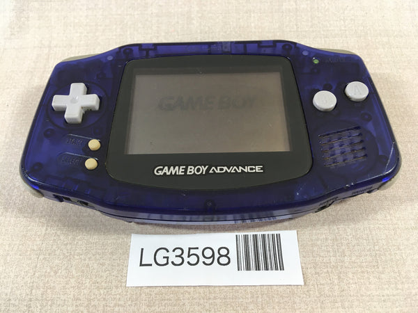 LG3598 Plz Read Item Condi GameBoy Advance Midnight Blue Game Boy Console Japan