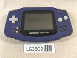 LG3602 Plz Read Item Condi GameBoy Advance Violet Game Boy Console Japan