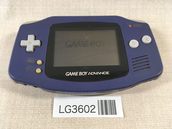 LG3602 Plz Read Item Condi GameBoy Advance Violet Game Boy Console Japan