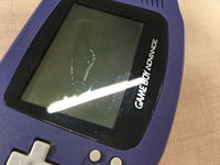LG3603 Plz Read Item Condi GameBoy Advance Violet Game Boy Console Japan