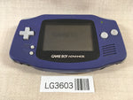 LG3603 Plz Read Item Condi GameBoy Advance Violet Game Boy Console Japan