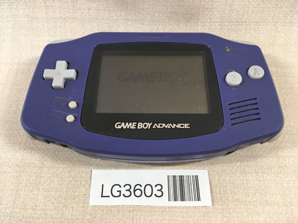 LG3603 Plz Read Item Condi GameBoy Advance Violet Game Boy Console Japan