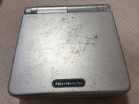 LG3607 Plz Read Item Condi GameBoy Advance SP Platinum Silver Game Boy Console Japan