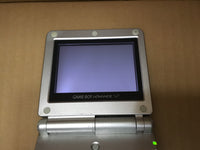 LG3607 Plz Read Item Condi GameBoy Advance SP Platinum Silver Game Boy Console Japan