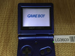 LG3609 No Battery GameBoy Advance SP Azurite Blue Game Boy Console Japan
