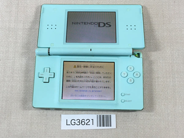 LG3621 Plz Read Item Condi Nintendo DS Lite Ice Blue Console Japan