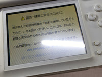 LG3624 Plz Read Item Condi Nintendo DS Lite Crystal White Console Japan