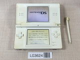 LG3624 Plz Read Item Condi Nintendo DS Lite Crystal White Console Japan