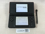 LG3626 No Battery Nintendo DS Lite Crimson Black Console Japan