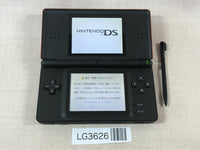 LG3626 No Battery Nintendo DS Lite Crimson Black Console Japan