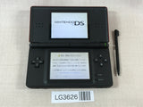 LG3626 No Battery Nintendo DS Lite Crimson Black Console Japan
