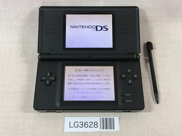 LG3628 No Battery Nintendo DS Lite Jet Black Console Japan