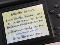 LG3629 Plz Read Item Condi Nintendo DS Lite Jet Black Console Japan