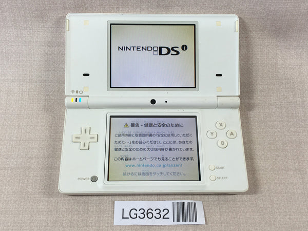 LG3632 Plz Read Item Condi Nintendo DSi DS White Console Japan