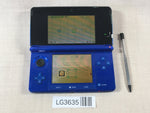 LG3635 Plz Read Item Condi Nintendo 3DS Cobalt Blue Console Japan
