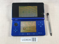 LG3635 Plz Read Item Condi Nintendo 3DS Cobalt Blue Console Japan