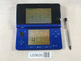LG3635 Plz Read Item Condi Nintendo 3DS Cobalt Blue Console Japan