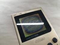 LG3649 Plz Read Item Condi GameBoy Pocket Gold Game Boy Console Japan