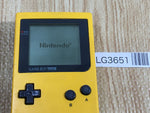 LG3651 Plz Read Item Condi GameBoy Pocket Yellow Game Boy Console Japan