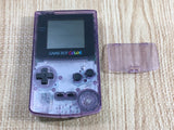LG3653 Plz Read Item Condi GameBoy Color Clear Purple Game Boy Console Japan