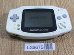 LG3675 Plz Read Item Condi GameBoy Advance White Game Boy Console Japan