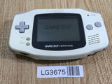 LG3675 Plz Read Item Condi GameBoy Advance White Game Boy Console Japan