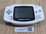 LG3677 Plz Read Item Condi GameBoy Advance White Game Boy Console Japan