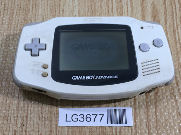 LG3677 Plz Read Item Condi GameBoy Advance White Game Boy Console Japan