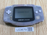 LG3679 Plz Read Item Condi GameBoy Advance Milky Blue Game Boy Console Japan