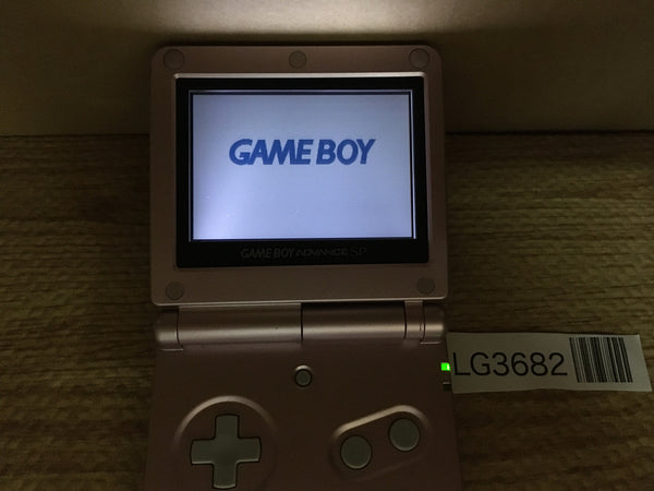 LG3682 No Battery GameBoy Advance SP Pearl Pink Game Boy Console Japan