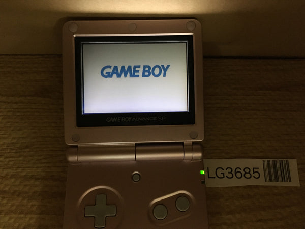 LG3685 Plz Read Item Condi GameBoy Advance SP Pearl Pink Game Boy Console Japan
